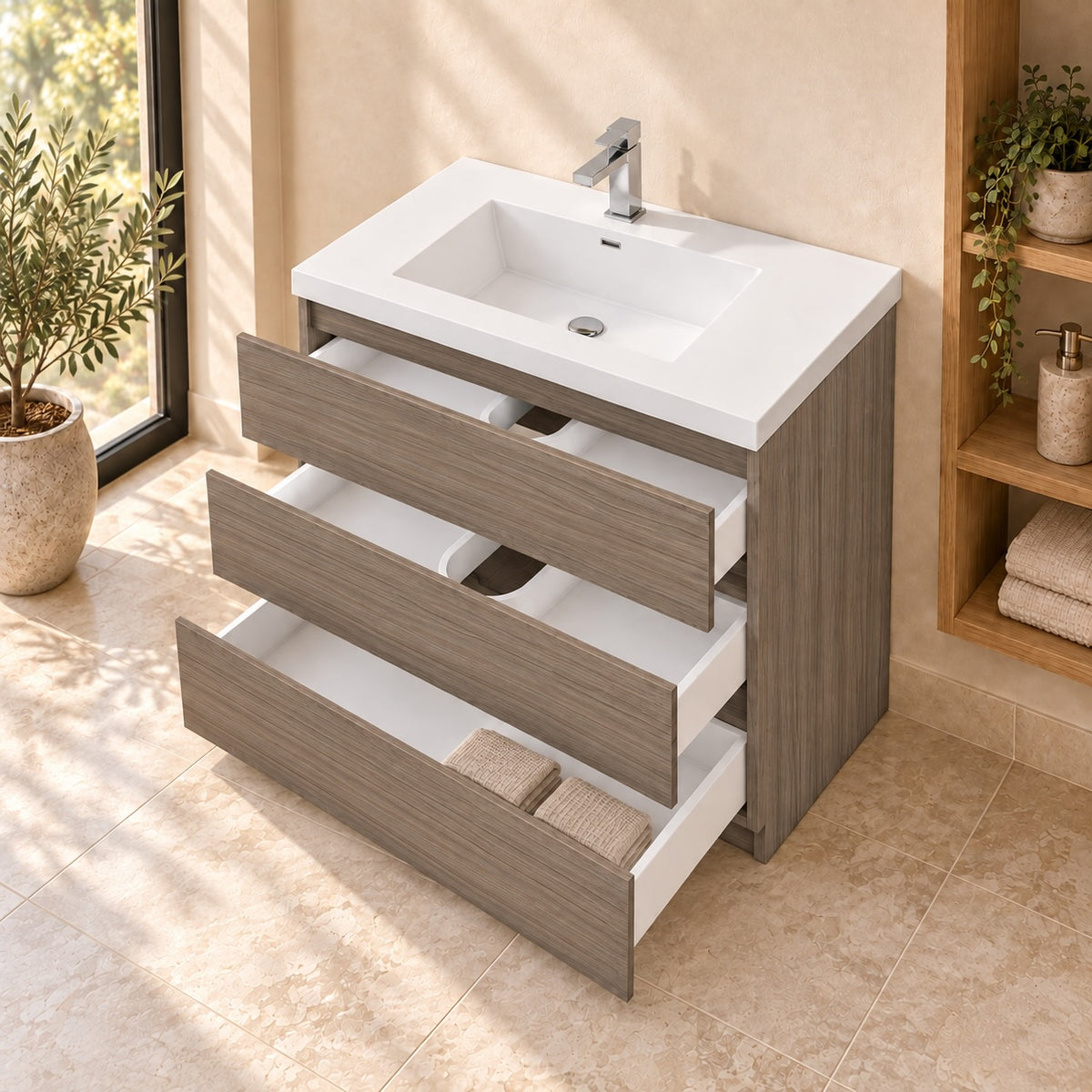 Bellano 36" Freestanding Bathroom Vanity
