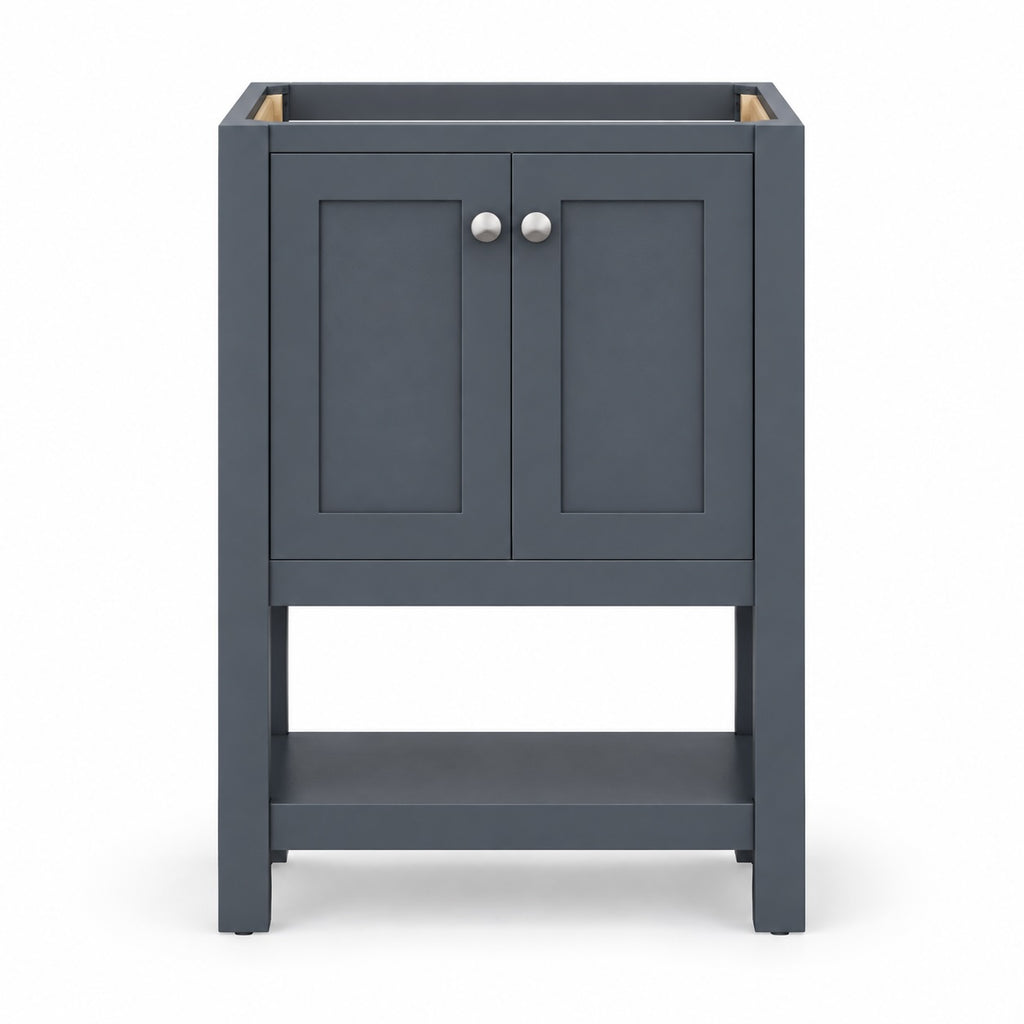 Alya Bath Wilmington 24" Gray Vanity Cabinet