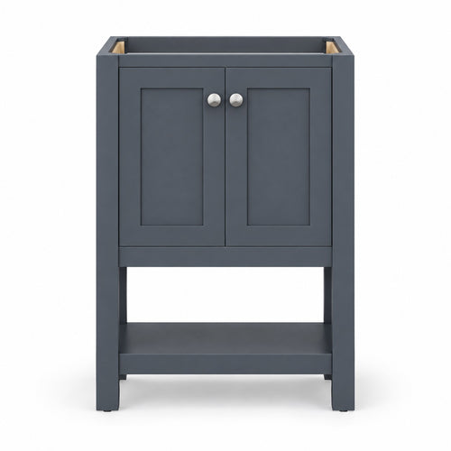 Alya Bath Wilmington 24" Gray Vanity Cabinet