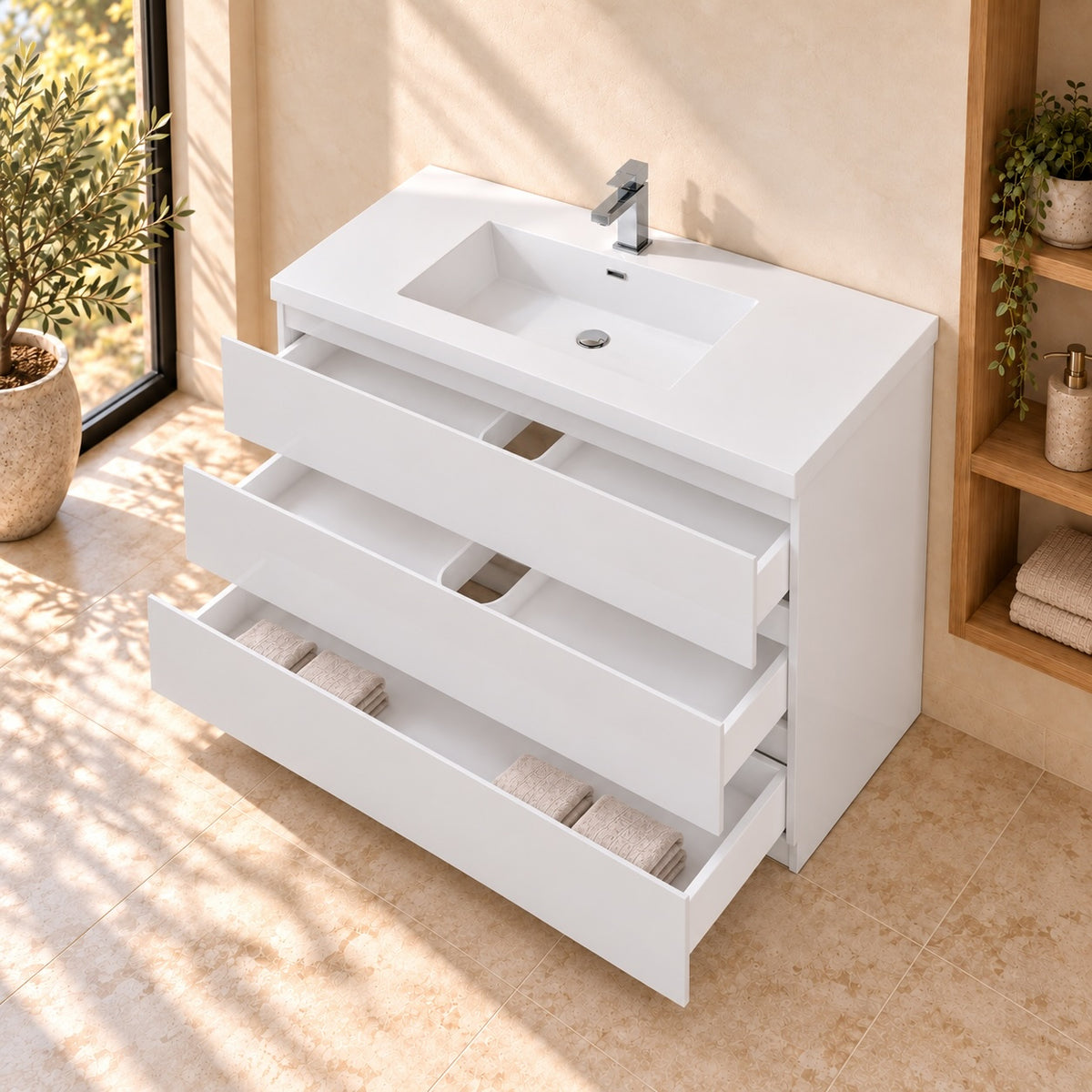 Bellano 48" Freestanding Bathroom Vanity