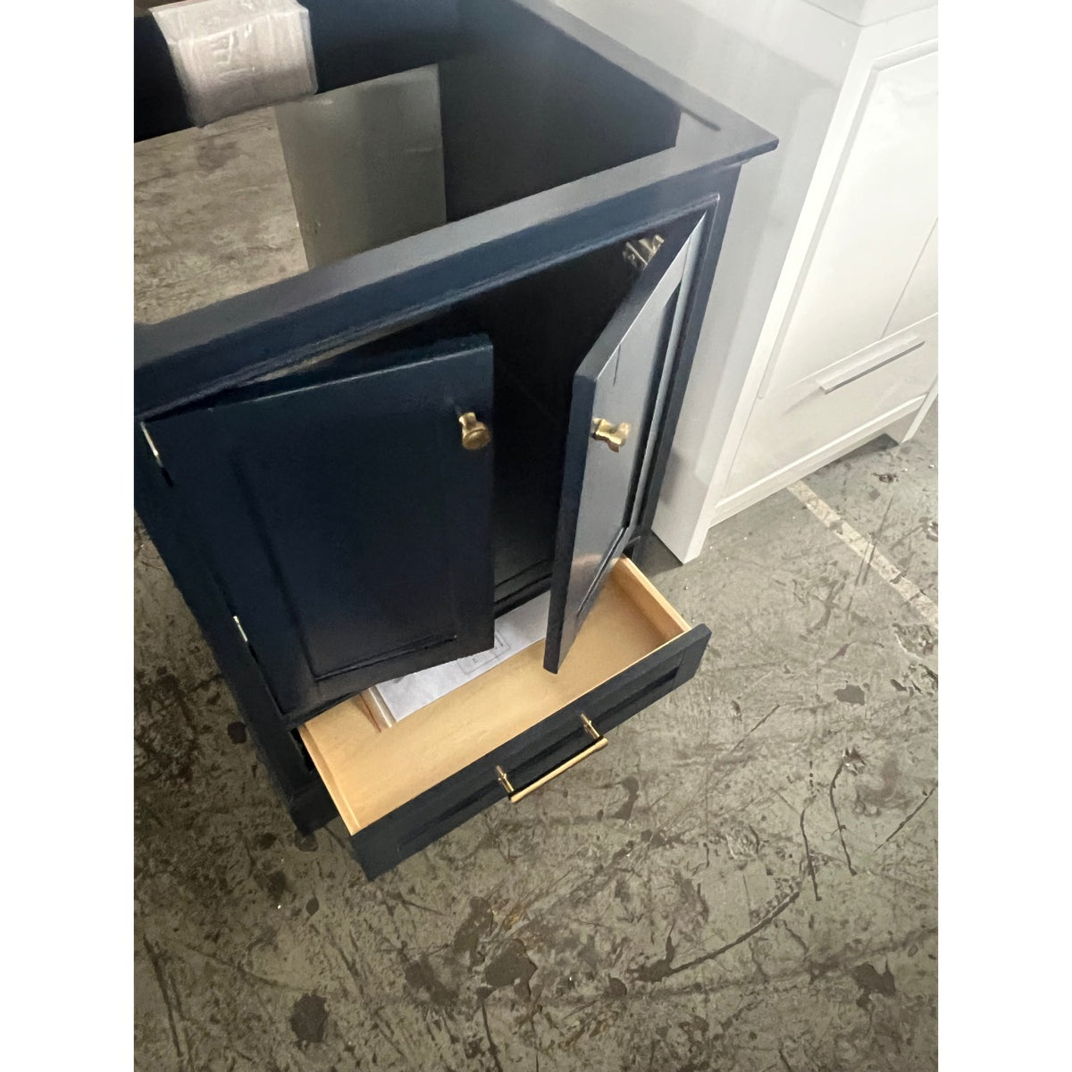 Blossom Copenhagen 24" Bathroom Vanity Cabinet – Navy Blue – Open Box