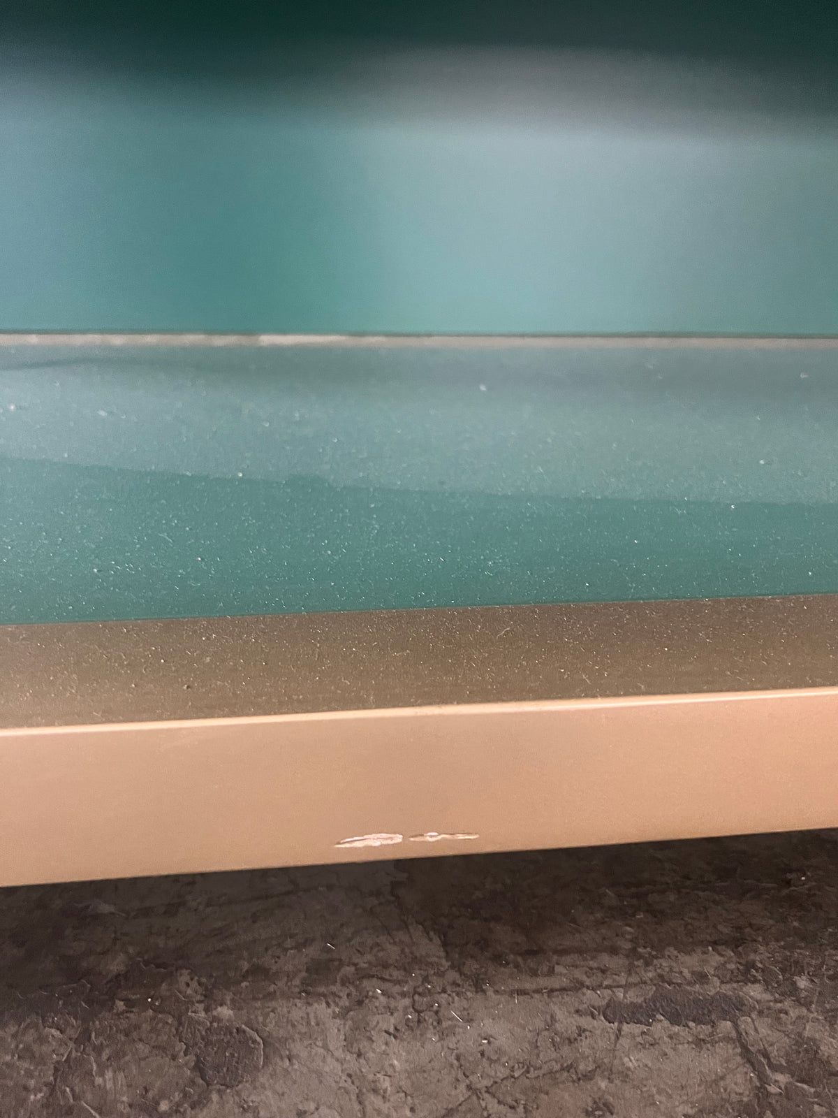 Winchester 72" Forest Green Double-Sink Vanity with White Top