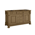 James Martin Brookfield 60" Double Vanity Cabinet – Honey Oak