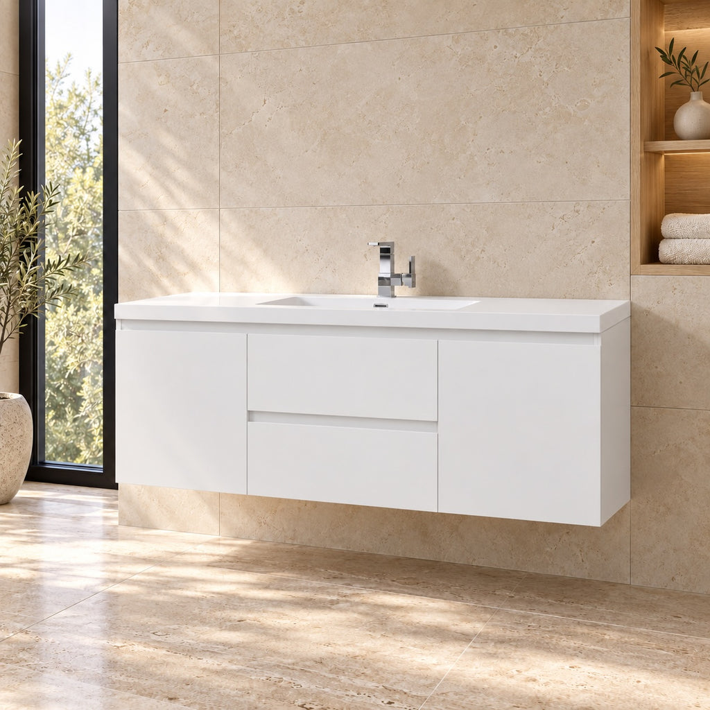 Levanto 60" Single-Sink Wall-Mount Vanity