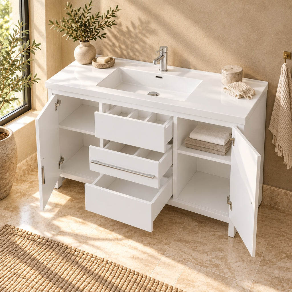 Sorto 48" Freestanding Bathroom Vanity with Integrated Sink